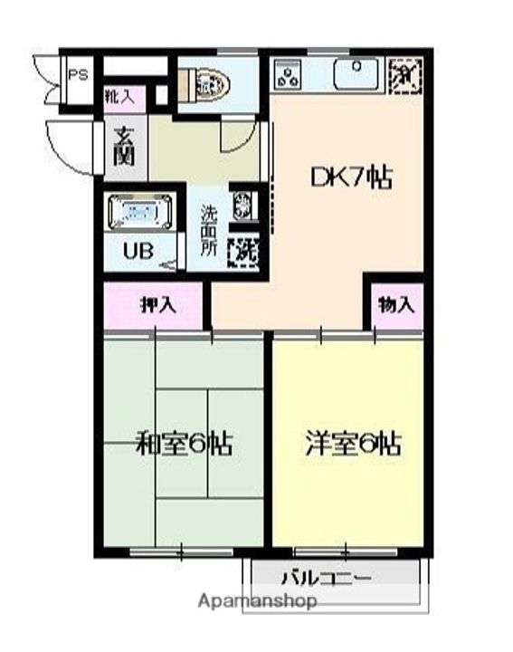 シティパル戸塚第1の間取り