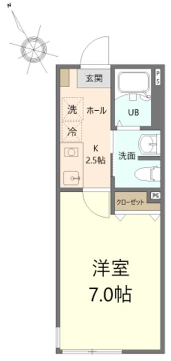 ロイヤルハイツ白楽弐番館の間取り