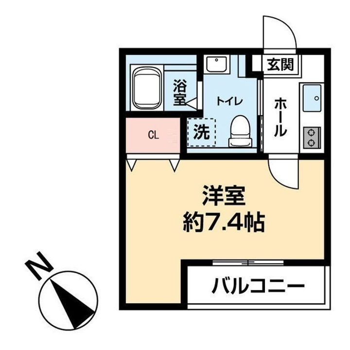 エステイトB能見台の間取り