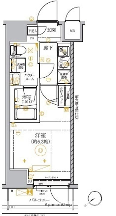 RELUXIA GRANDE 横濱吉野町の間取り