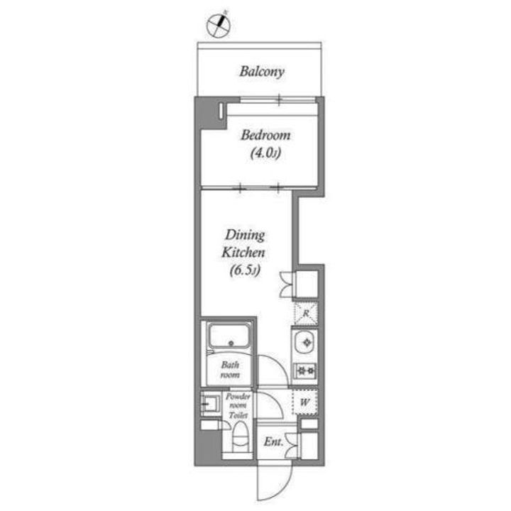 ラクレイス横濱関内の間取り