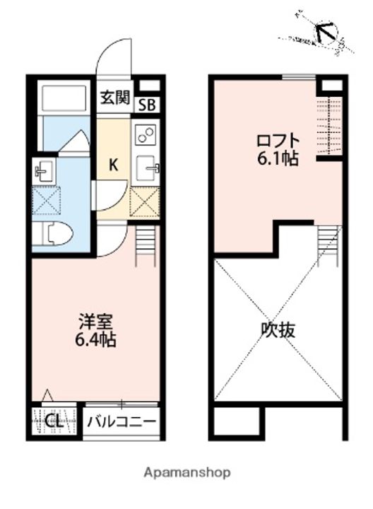 サヴォイ東林間の間取り