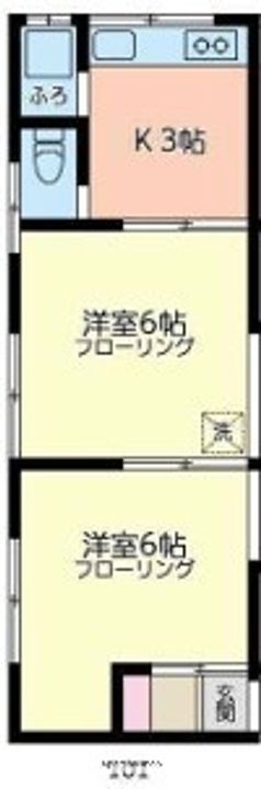 第1すみれ荘の間取り