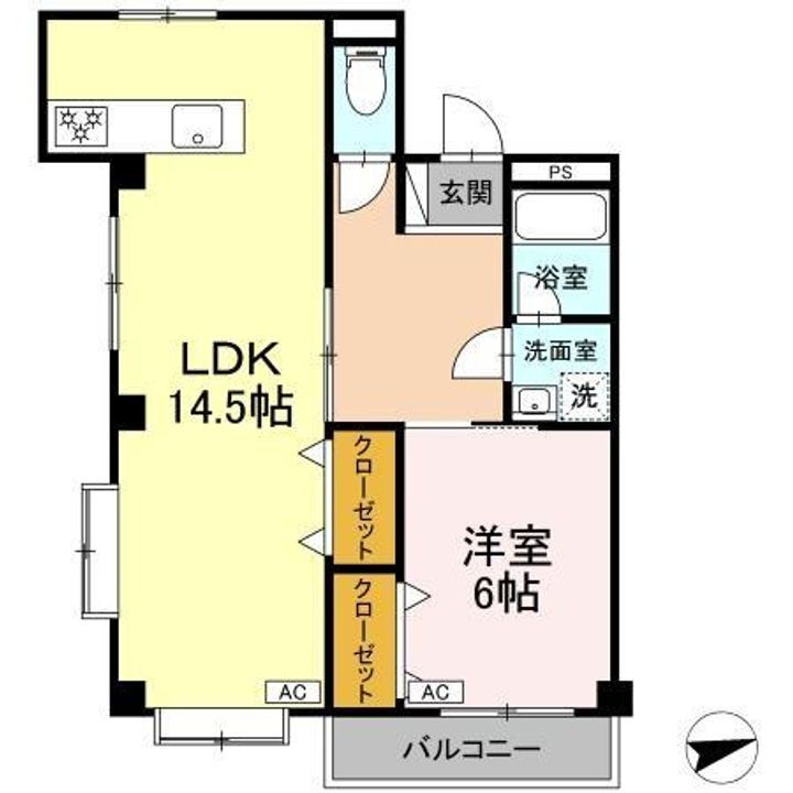 グリーンヒルズの間取り