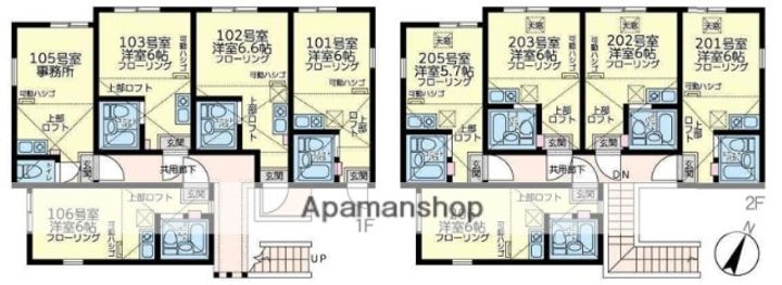 ユナイト大口スコティッシュロードの間取り