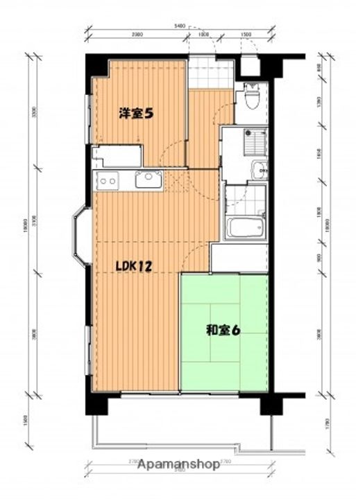 ハピネス飯田1号館の間取り