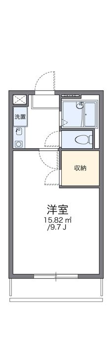 レオパレスラークの間取り