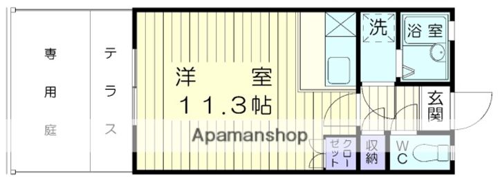 フォントネー永田の間取り