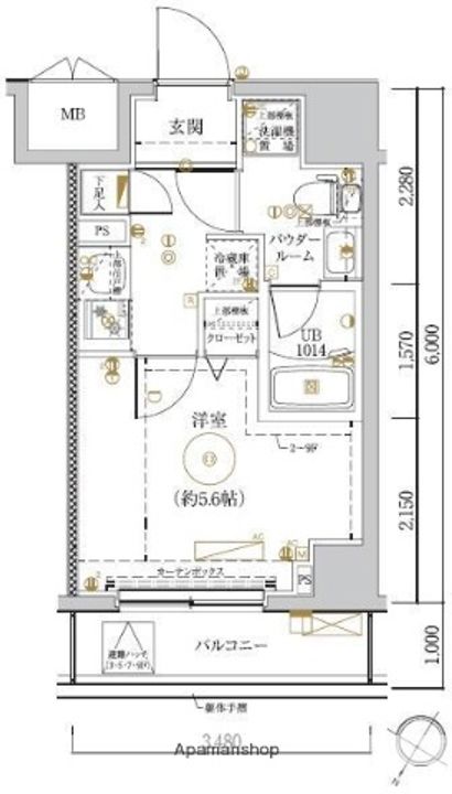 LUMEED川崎の間取り