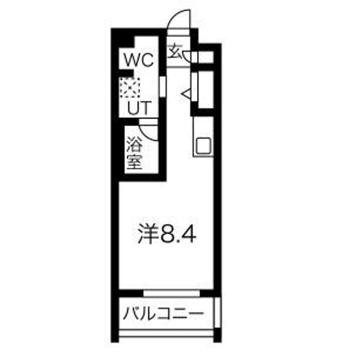 スパシエ大倉山の間取り