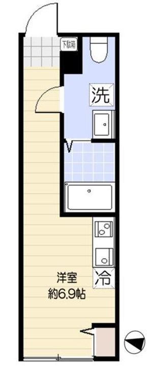 ベイルーム新子安の間取り