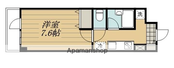 神奈川県藤沢市片瀬海岸2丁目の賃貸マンションの間取り