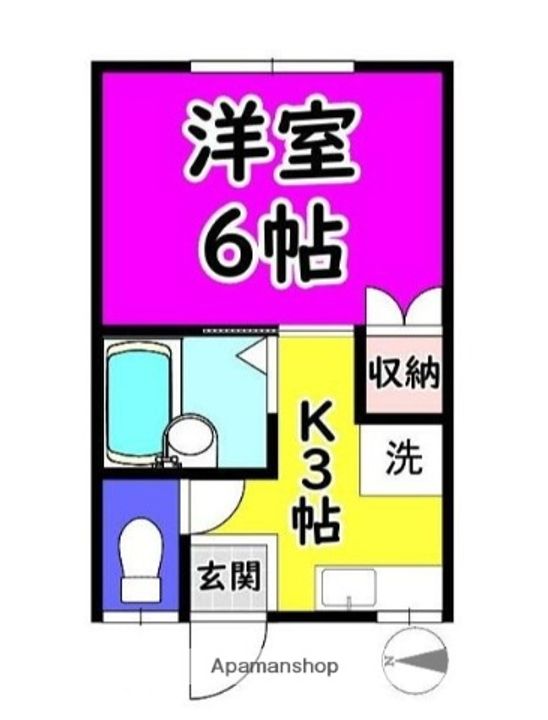 カンナハイツ片倉の間取り