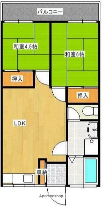 高田ハイツの間取り