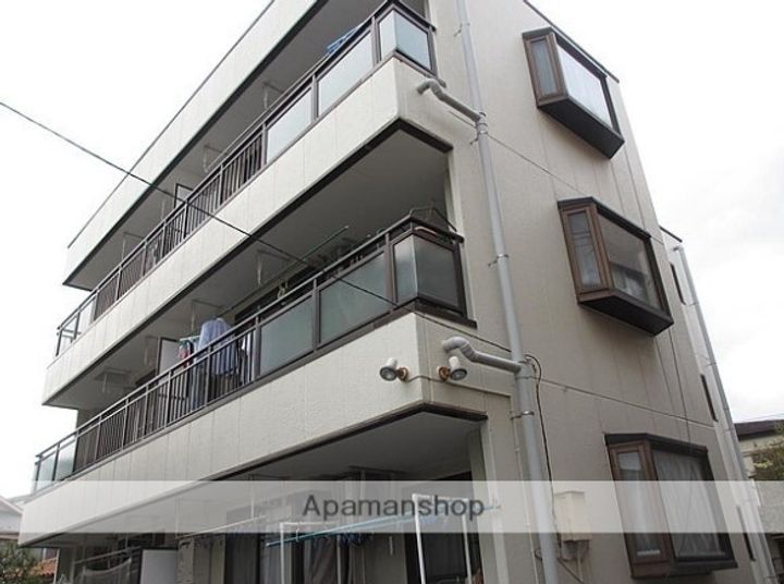 神奈川県川崎市中原区市ノ坪の賃貸マンションの外観