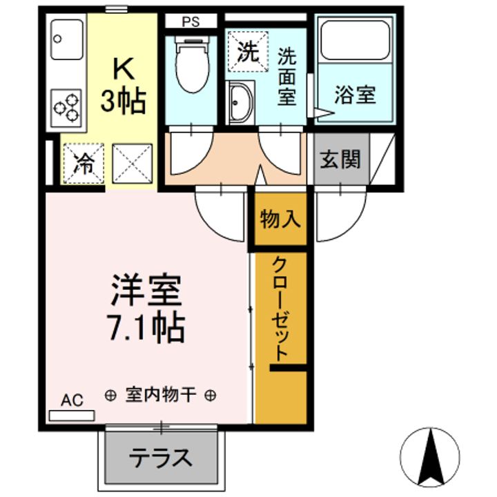 サテライト海老名の間取り