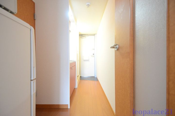 レオパレスノースビレッジの玄関