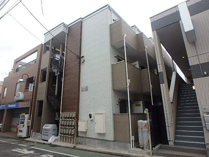 神奈川県横浜市港北区大曽根1丁目の賃貸アパートの外観