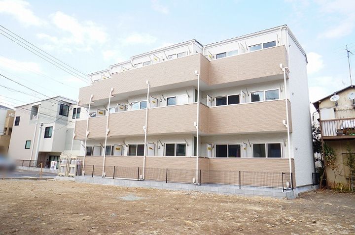 神奈川県横浜市港北区大曽根1丁目の賃貸アパートの外観