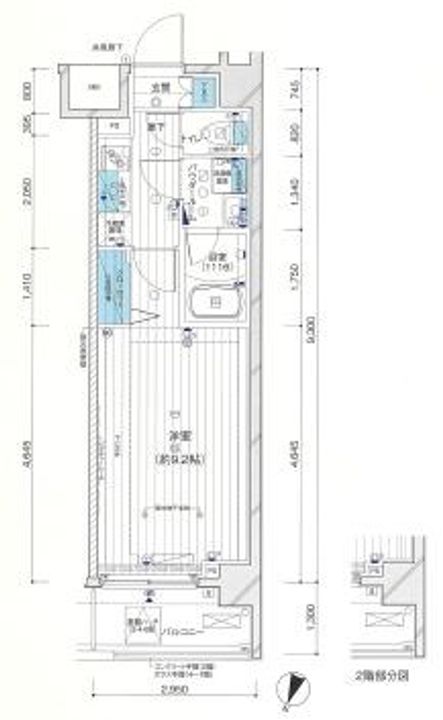 神奈川県横浜市南区前里町3丁目の賃貸マンションの間取り