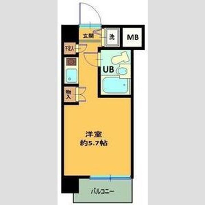 パーク・ノヴァ横浜阪東橋弐番館の間取り