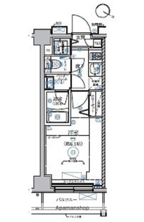 神奈川県横浜市南区前里町4丁目の賃貸マンションの間取り