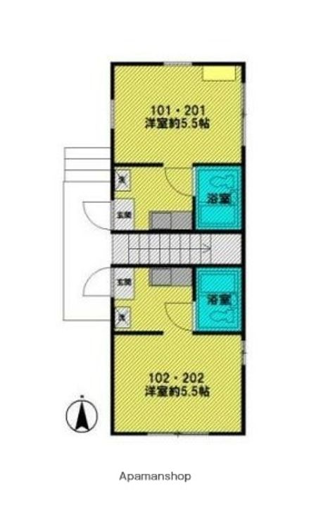 ホワイトキャビン高舟の間取り