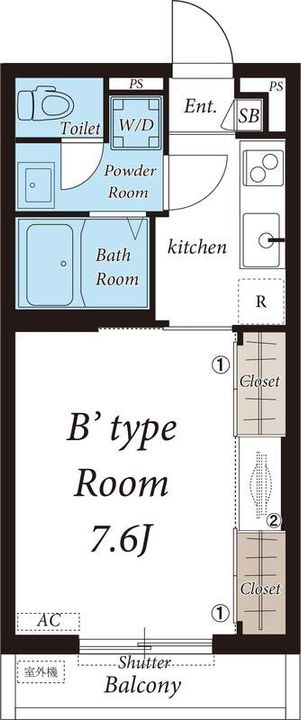 リブリ・厚木旭町の間取り