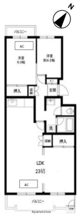 榎ヶ丘社宅の間取り