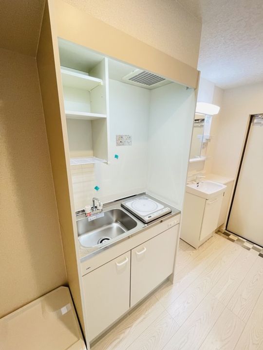 神奈川県横浜市南区榎町1丁目の賃貸アパートのキッチン
