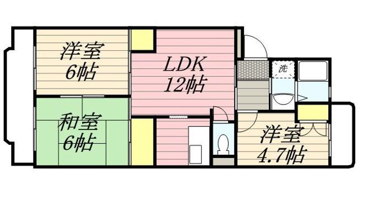 コートビレッジ辻堂の間取り