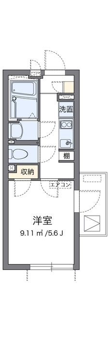 クレイノFOREVERの間取り