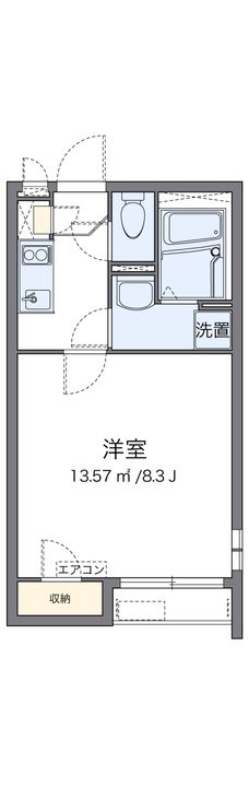 クレイノウィル大和の間取り