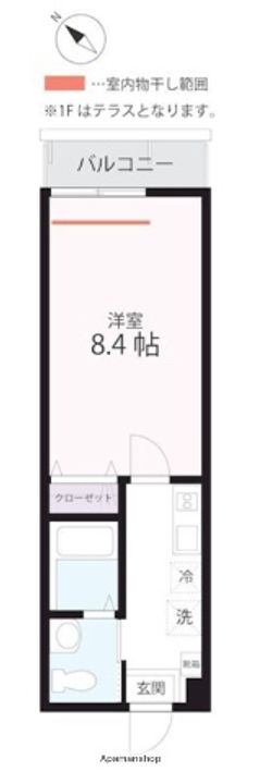 ハーミットクラブハウスGRULLAの間取り