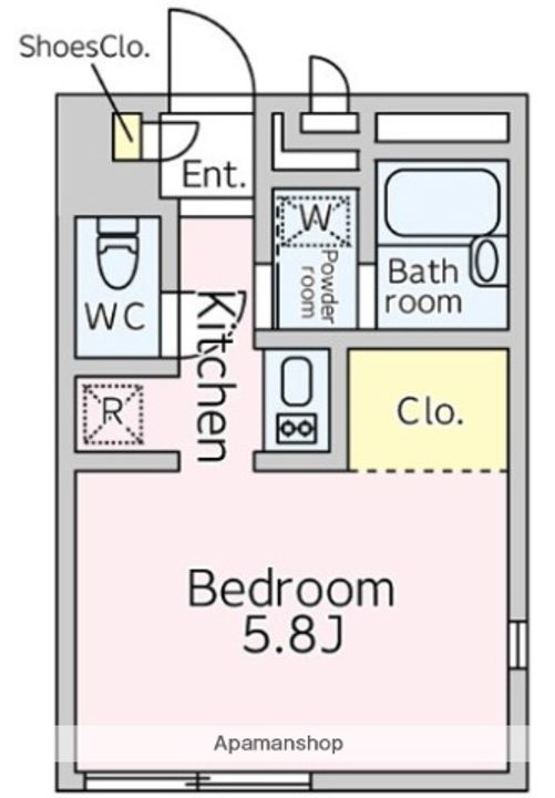 プランドール鶴間の間取り