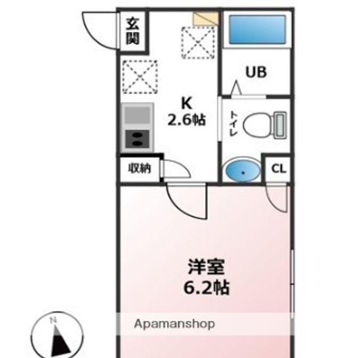 GRENADE横須賀の間取り