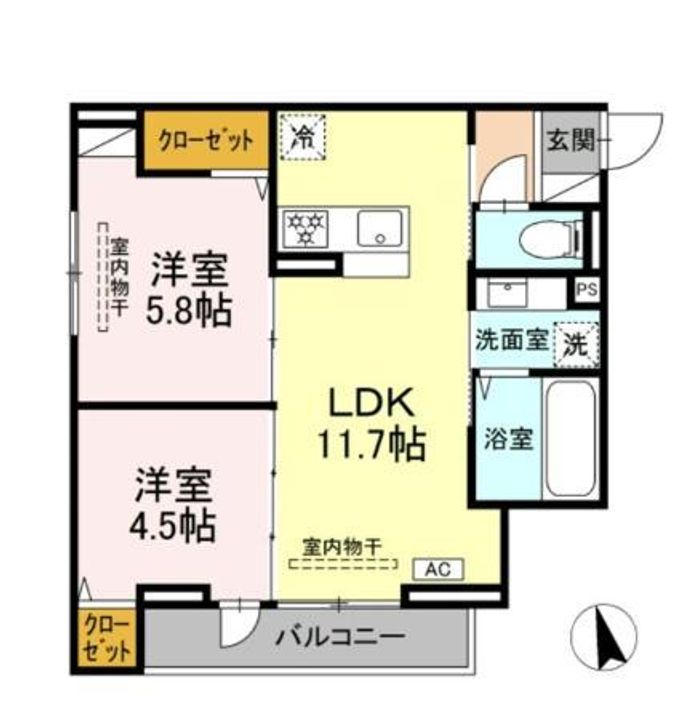 ロイヤルヒルズの間取り