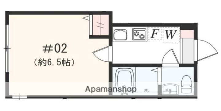 アザーレ・パッシオ矢部Bの間取り