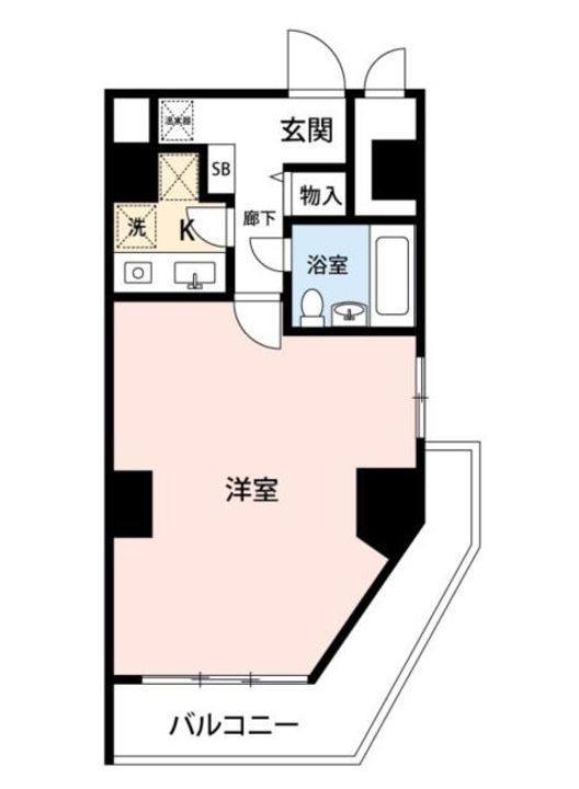 広洋フォルム横浜601の間取り