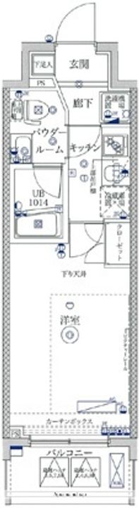 神奈川県横浜市南区通町2丁目の賃貸マンションの間取り