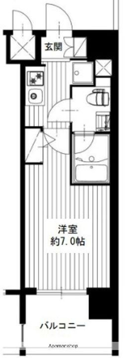 ティーリーフ横浜ベイステージの間取り