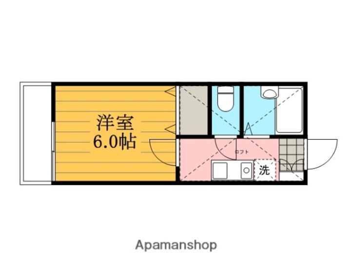 サンカレッジ六会の間取り