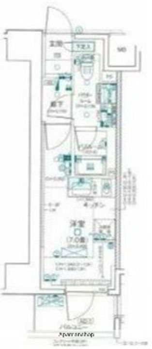 デュオステージ藤沢の間取り