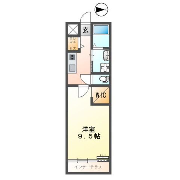 厚木市旭町アパートの間取り