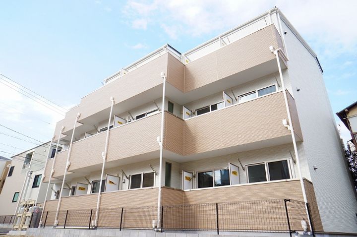 神奈川県横浜市港北区大曽根1丁目の賃貸アパートの外観