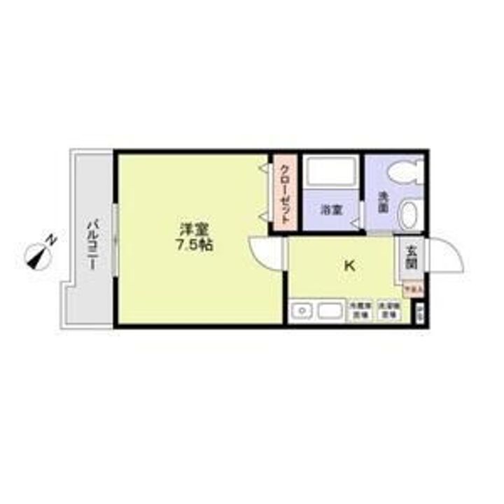 ルミエール常盤台A棟302の間取り