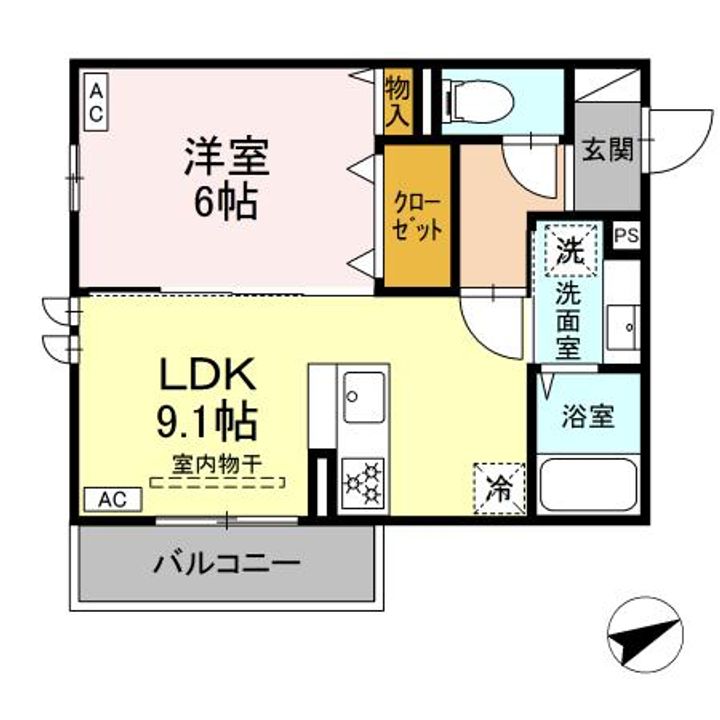 グリーンハウスの間取り
