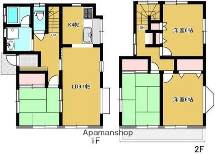 神奈川県厚木市温水西2丁目(一戸建)の賃貸物件の間取り