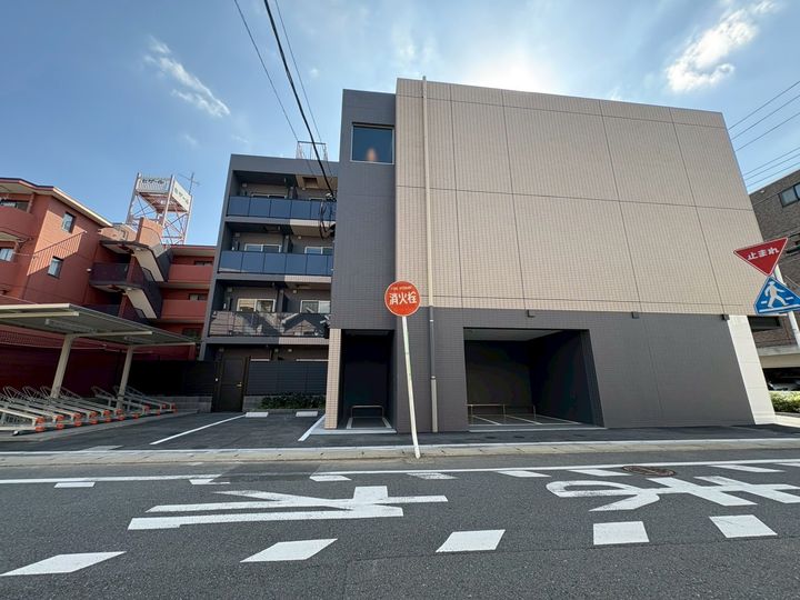 神奈川県川崎市中原区下小田中4丁目の賃貸マンションの外観