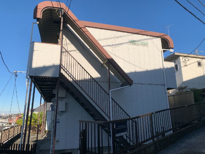 神奈川県川崎市中原区井田2丁目の賃貸アパートの外観